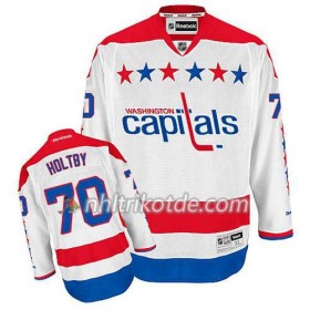 Reebok Washington Capitals Trikot Braden Holtby #70 Ausweich Weiß - Herren