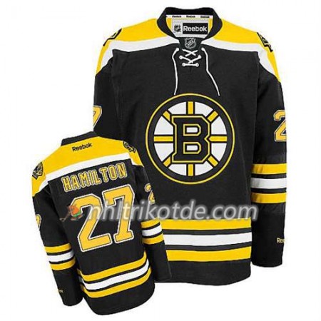 Reebok Boston Bruins Trikot Dougie Hamilton #27 Heim Schwarz - Herren