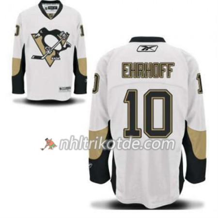 Reebok Pittsburgh Penguins Trikot Christian Ehrhoff 10 Weiß Auswärts - Herren