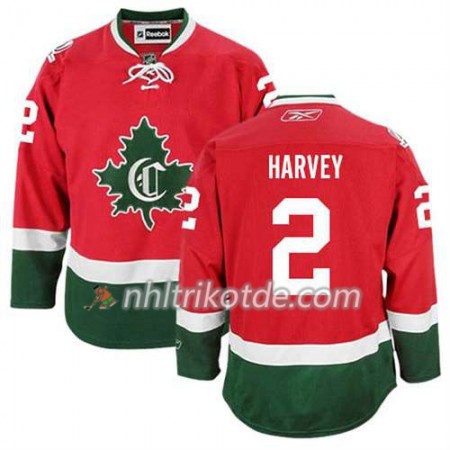 Reebok Montreal Canadiens Trikot Doug Harvey 2 Ausweich Rot - Herren