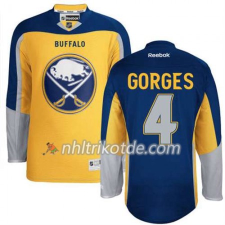 Reebok Buffalo Sabres Trikot Josh Gorges 4 Ausweich Gold - Herren