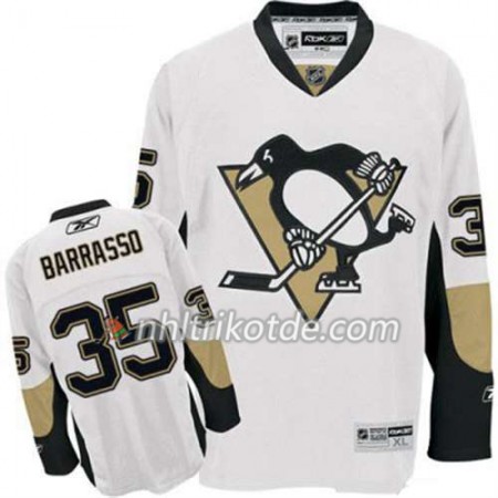 Reebok Pittsburgh Penguins Trikot Tom Barrasso 35 Weiß Auswärts - Herren