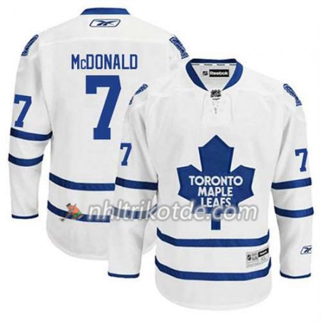 Reebok Toronto Maple Leafs Trikot Lanny McDonald #7 Auswärts Weiß - Herren Reebok Toronto Maple Leafs Trikot Lanny McDonald #7 Auswärts Weiß - Herren