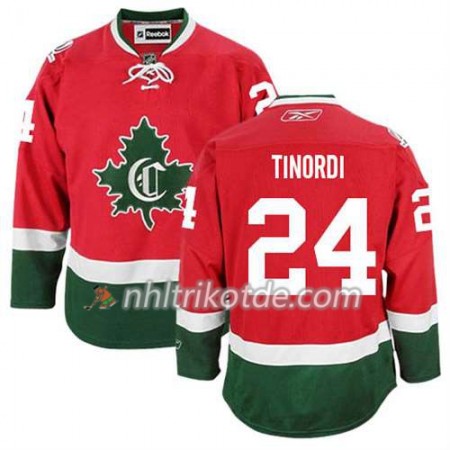 Reebok Montreal Canadiens Trikot Jarred Tinordi 24 Ausweich Rot - Herren
