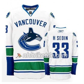 Reebok Vancouver Canucks Trikot Henrik Sedin #33 Auswärts Weiß - Herren