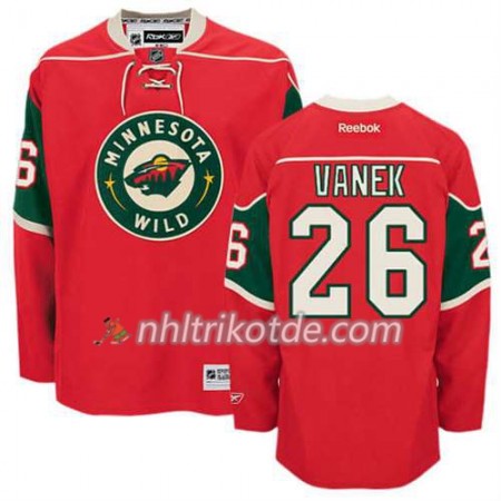 Reebok Minnesota Wild Trikot Thomas Vanek #26 Heim Rot - Herren