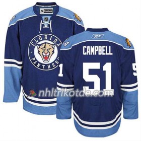 Reebok Florida Panthers Trikot Brian Campbell #51 Ausweich Blau - Herren