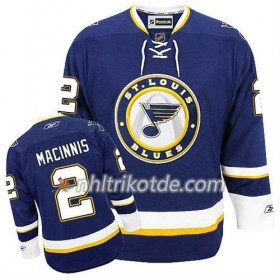 Reebok St. Louis Blues Trikot Al Macinnis #2 Ausweich Blau - Herren