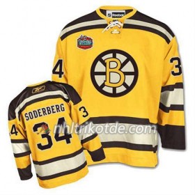 Reebok Boston Bruins Trikot Carl Soderberg #34 Winter Classic Gold - Herren