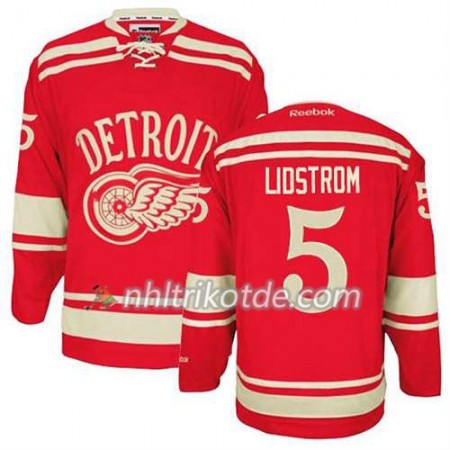 Reebok Detroit Red Wings Trikot Nicklas Lidstrom #5 2014 Winter Classic Rot - Herren