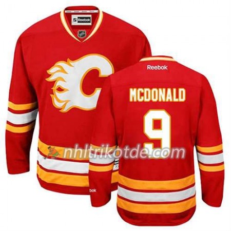 Reebok Calgary Flames Trikot Lanny McDonald #9 Ausweich Rot - Herren