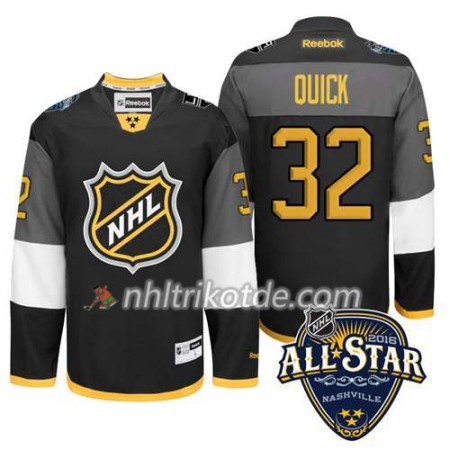 2016 All Star Los Angeles Kings Trikot Jonathan Quick #32 Schwarz - Herren