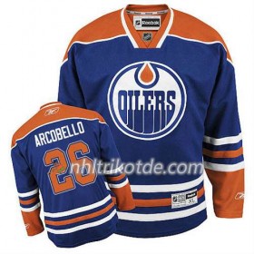 Reebok Edmonton Oilers Trikot Mark Arcobello #26 Heim Blau - Herren