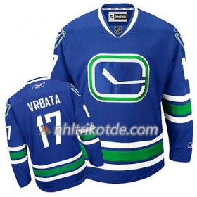 Reebok Vancouver Canucks Trikot Radim Vrbata 17 Ausweich Blau - Herren