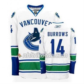 Reebok Vancouver Canucks Trikot Alex Burrows #14 Auswärts Weiß - Herren
