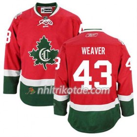 Reebok Montreal Canadiens Trikot Mike Weaver 43 Ausweich Rot - Herren