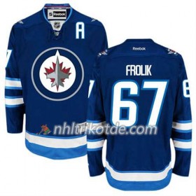 Reebok Winnipeg Jets Trikot Michael Frolik #67 Heim Blau - Herren
