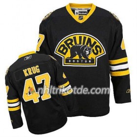 Reebok Boston Bruins Trikot Torey Krug #47 Ausweich Schwarz - Herren