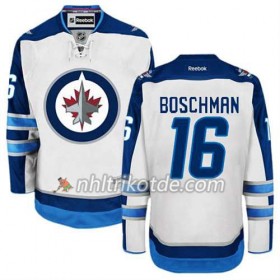 Reebok Winnipeg Jets Trikot Laurie Boschman #16 Auswärts Weiß - Herren