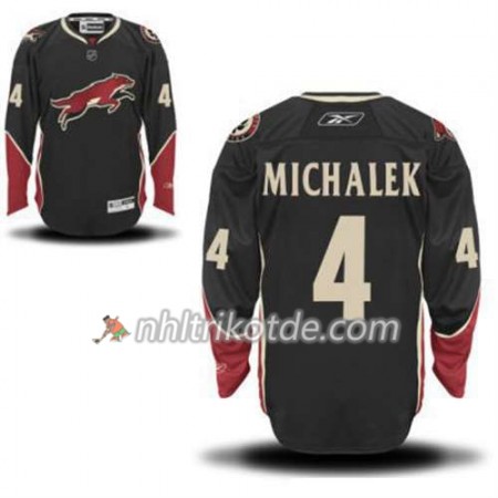 Reebok Arizona Coyotes Trikot Zbynek Michalek 4 Schwarz Ausweich - Herren