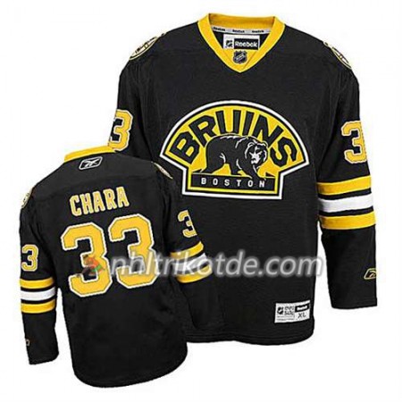 Reebok Boston Bruins Trikot Zdeno Chara #33 Ausweich Schwarz - Herren