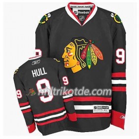 Chicago Blackhawks Trikot Bobby Hull #9 Premier Ausweich Schwarz - Kinder