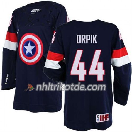 Reebok USA Team Trikot Brooks Orpik 44 Orpik Blau - Herren
