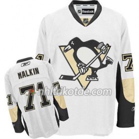 Reebok Pittsburgh Penguins Trikot Evgeni Malkin 71 Weiß Auswärts - Herren