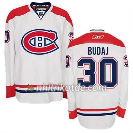 Reebok Montreal Canadiens Trikot Peter Budaj #30 Auswärts Weiß - Herren