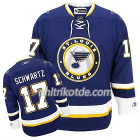 Reebok St. Louis Blues Trikot Jaden Schwartz #17 Ausweich Blau - Herren