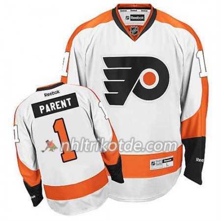 Reebok Philadelphia Flyers Trikot Bernie Parent #1 Auswärts Weiß - Herren