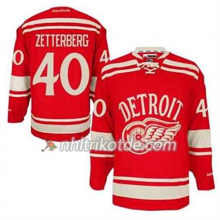 Reebok Detroit Red Wings Trikot Henrik Zetterberg #40 2014 Winter Classic Rot - Herren