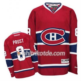 Reebok Montreal Canadiens Trikot Brandon Prust #8 Heim Rot - Herren