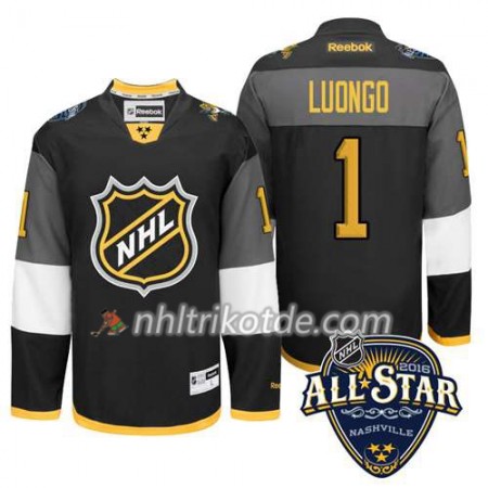 2016 All Star Florida Panthers Trikot Roberto Luongo #1 Schwarz - Herren