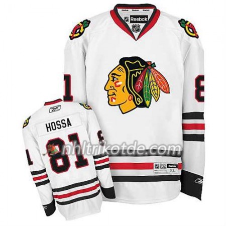 Chicago Blackhawks Trikot Marian Hossa #81 Premier Auswärts Weiß - Kinder