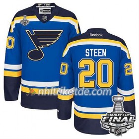 Reebok St. Louis Blues Trikot Alexander Steen #20 Bleu Heim 2016 Stanley Cup - Herren