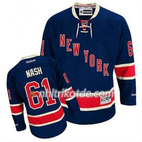 Reebok New York Rangers Trikot Rick Nash #61 Ausweich Blau - Herren