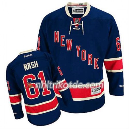 Reebok New York Rangers Trikot Rick Nash #61 Ausweich Blau - Herren