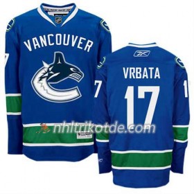 Reebok Vancouver Canucks Trikot Radim Vrbata #17 Heim Blau - Herren