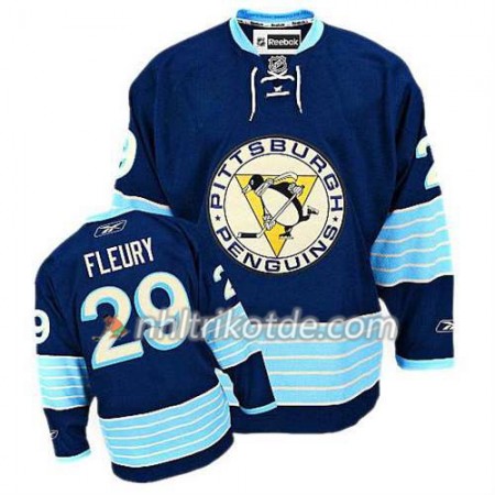 Reebok Pittsburgh Penguins Trikot Marc-Andre Fleury 29 Blau Ausweich - Herren