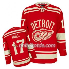 Reebok Detroit Red Wings Trikot Brett Hull #17 2014 Winter Classic Rot - Herren
