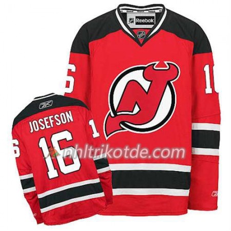 Reebok New Jersey Devils Trikot Jacob Josefson #16 Heim Rot - Herren