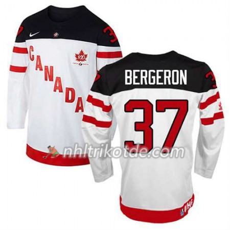 Canada Team Trikot Patrice Bergeron #37 100th Anniversary Weiß - Kinder