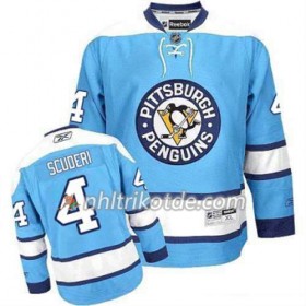 Reebok Pittsburgh Penguins Trikot Rob Scuderi 4 Bleu Ausweich - Herren