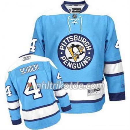 Reebok Pittsburgh Penguins Trikot Rob Scuderi 4 Bleu Ausweich - Herren