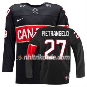 Reebok Canada Team Trikot Alex Pietrangelo #27 Ausweich Schwarz - Dame