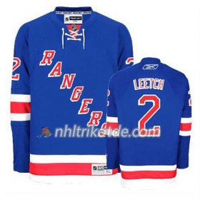 Reebok New York Rangers Trikot Brian Leetch #2 Heim Blau - Herren