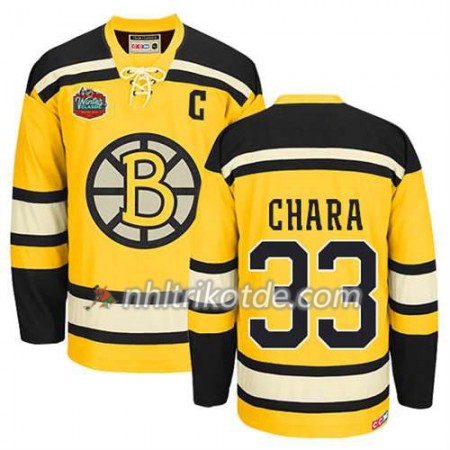 Reebok Boston Bruins Trikot Zdeno Chara #33 Winter Classic Gold - Herren