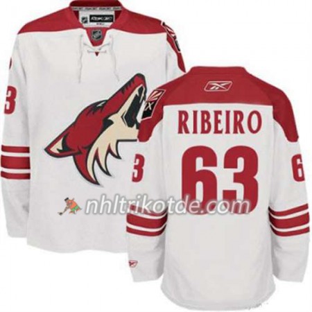 Reebok Arizona Coyotes Trikot Mike Ribeiro 63 Weiß Auswärts - Herren