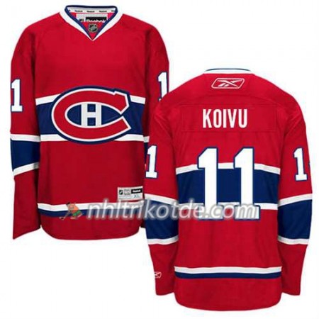 Reebok Montreal Canadiens Trikot Saku Koivu #11 Heim Rot - Herren